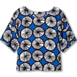 Marimekko for Target Top Blue